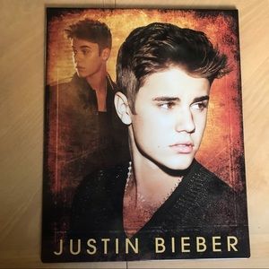 JUSTIN BIEBER Vintage 2012 Metal Poster Hanging Wall Art